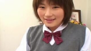Jav HQ - Schoolgirl slut Shinobu Kasagi sucks a cock uncensored
